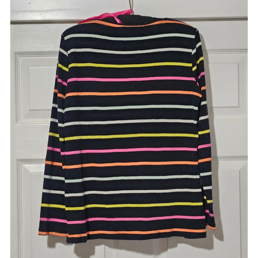 Talbots Multicolor Striped Pima tee - Picture 2 of 2